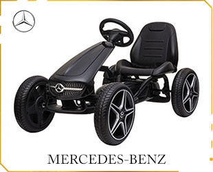 PEDAL CAR, W/ BENZ LICENSED