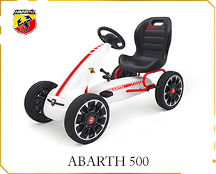 PEDAL CAR, ABARTH 500 LICENSE