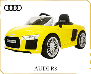 RECHARGEABLE CAR W/ RC, WITH AUDI R8 LICENSE