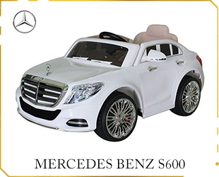 RECHARGEABLE CAR W/RC,MERCEDES BENZ S600 LICENSE