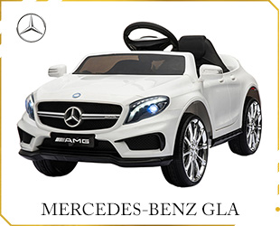 RECHARGEABLE CAR W/ RC, LICENSED MERCEDES-BENZ GLA