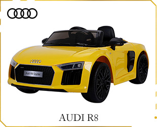 RECHARGEABLE CAR W/ RC,AUDI LICENSED R8 
