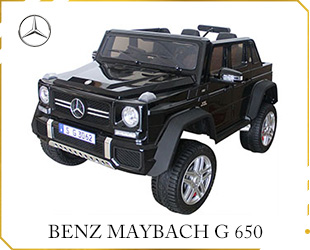 RECHARGEABLE CAR W/ RC,BENZ MAYBACH G 650 LICENSE