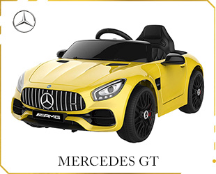 RECHARGEABLE CAR W/RC,MERCEDES GT LICENSE