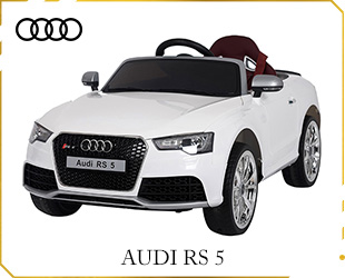 RECHARGEABLE CAR W/ RC, LICENSE AUDI RS 5