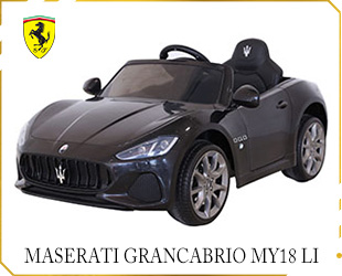 RECHARGEABLE CAR W/ RC,MASERATI GRANCABRIO MY18 LI