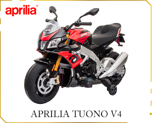 RECHARGEABLE MOTORCYCLE，W/APRILIA TUONO V4 LICENSE