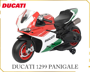 RECHARGEABLE MOTORCYCLE DUCATI LICENSE