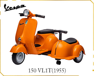 RECHARGEABLE MOTORCYCLE VESPA LICENSE 