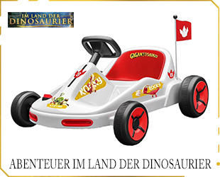 RECHARGEABLE GO-KART ABENTEUER IM LAND DER DINOSAU