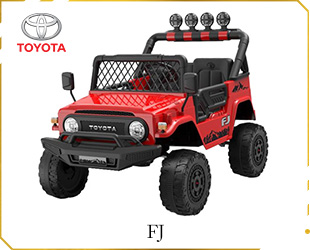 RECHARGEABLE CAR W/ TOYOTA FJ LICENSE,W/ RC