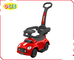 RIDE ON CAR W/PUSH BAR