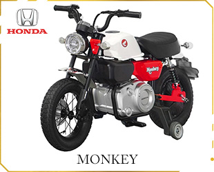 RECHARGEABLE MOTORCYCLE HONDA LICENSE
