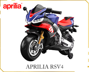 RECHARGEABLE MOTORCYCLE APRILIA LICENSE