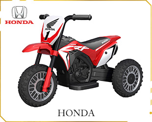 RECHARGEABLE MOTORCYCLE HONDA LICENSE