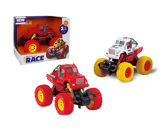 DOUBLE PULL BACK CROSS COUNTRY CAR WITH LIGHT AND 