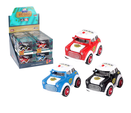 FRICTION ALLOY CAR (12PCS/DISPLAY BOX)