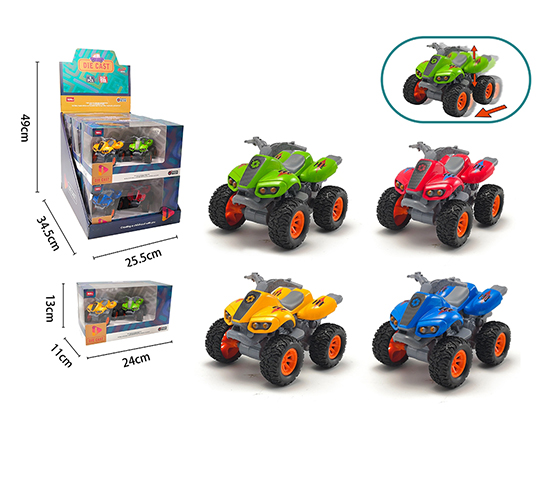 Friction Metal motoycycle (6pcs/display box)