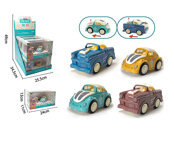 FRICTION METAL CAR (6PCS/DISPLAY BOX)