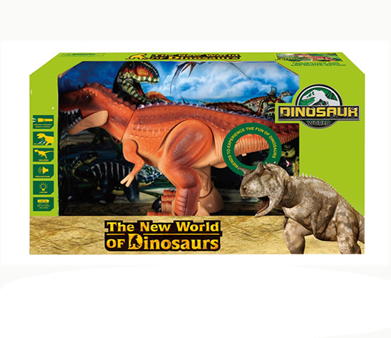 INFRARED REMOTE CONTROL DINOSAUR WITH LIGHT AND PR