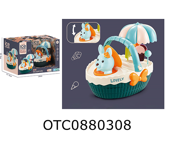 ICE CREAM MINI RABBIT BASKET
