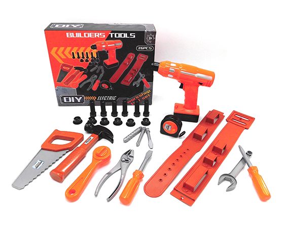26PCS ELECTRIC DRILL SETWITH BATTERY