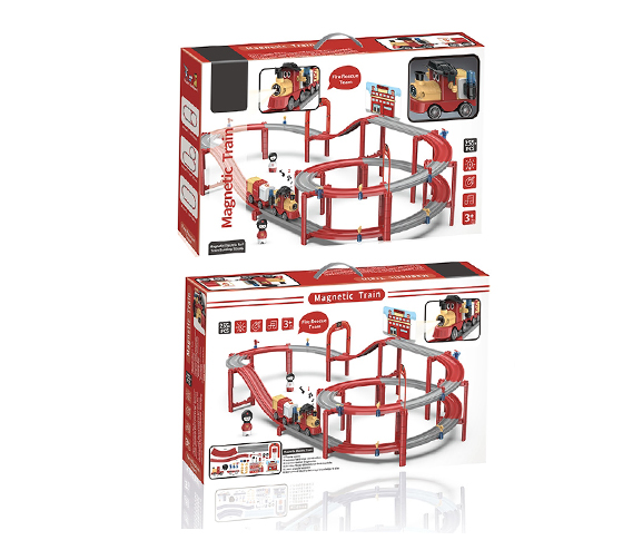 MAGNETIC ELECTRIC TRAIN TRACK BUILDING BLOCKS-FAST