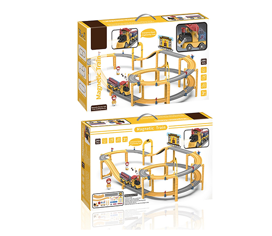 MAGNETIC ELECTRIC TRAIN TRACK BUILDING BLOCKS-REPA