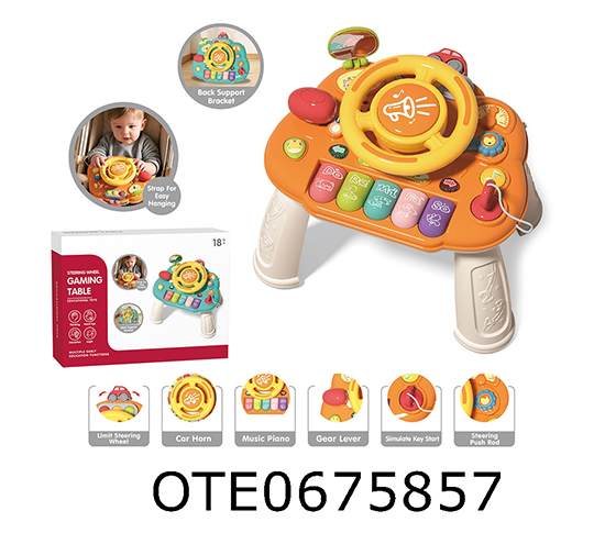 STEERING WHEEL GAMING TABLE