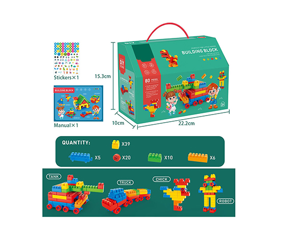80PCS BLOCKS