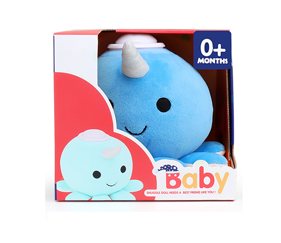 18CM PLUSH TOYS WITH MUSIC AND LIGHT
