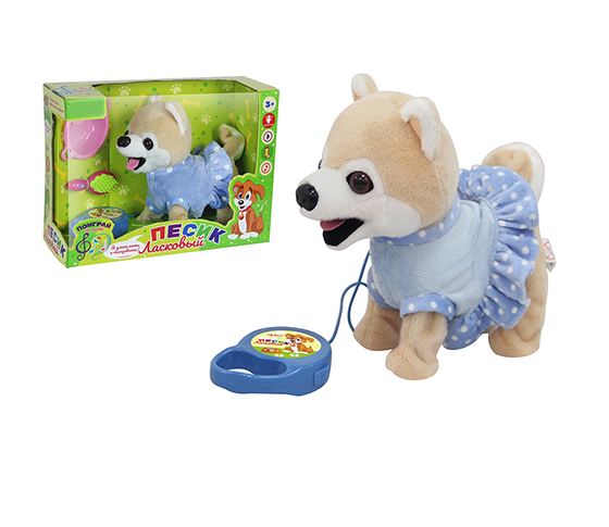 9-INCH WIRE CONTROL DOG WITH ACCESSORIES (WALK, SI